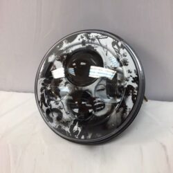 7" DAYMAKER Replacement Madonna Design Projector HID LED Light Bulb Headlight Motorcycle Harley