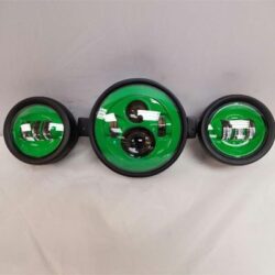7" Kawasaki Voyager & Vaquero DAYMAKER Headlight Dual 4.5" - 4 1/2" Auxiliary AUX Green Spot Passing LED Fog Lights SET