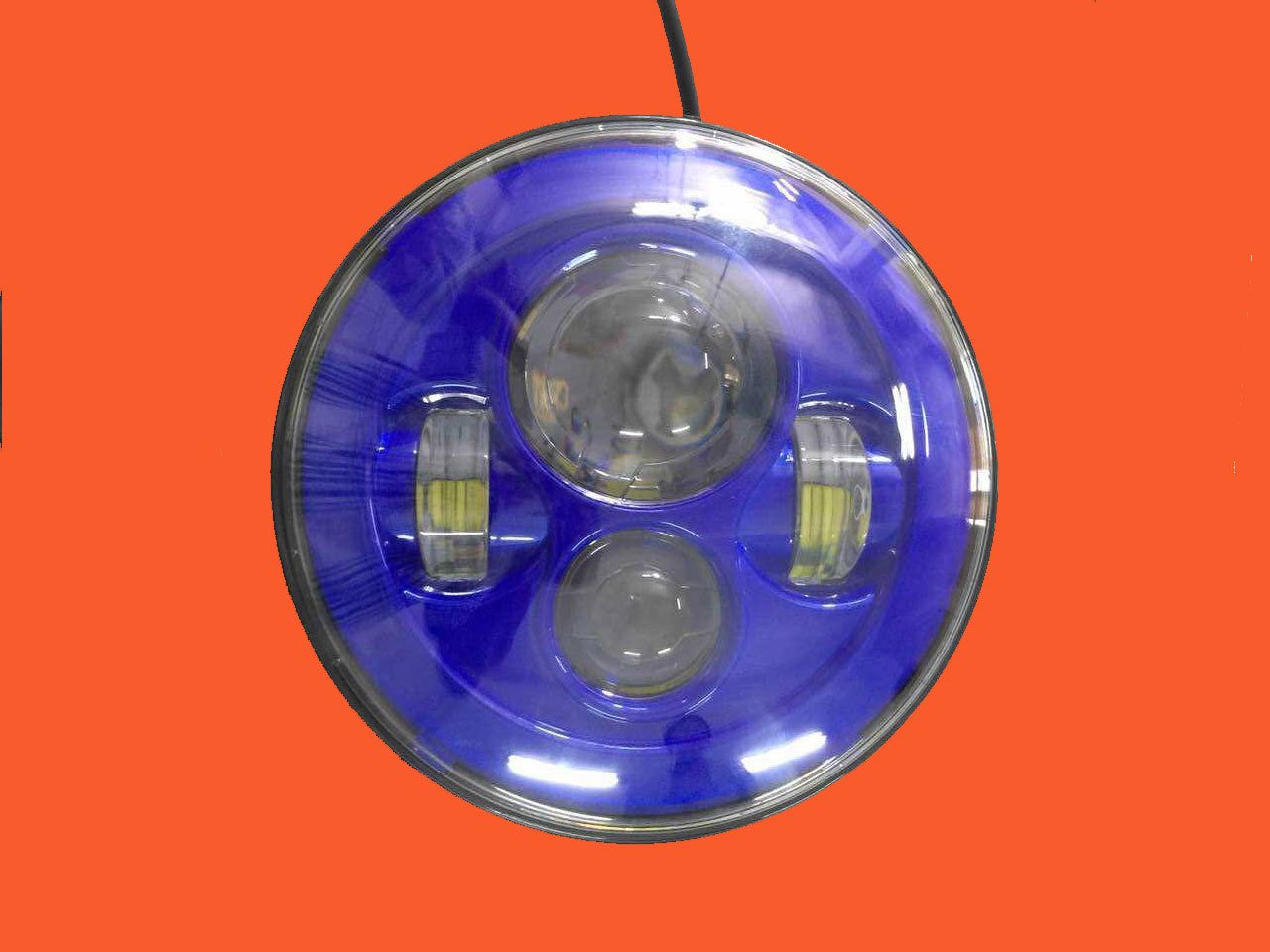 7" DAYMAKER Replacement BLUE Projector HID LED Light Bulb Headlight Motorcycle Harley - Image 2