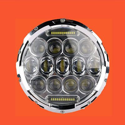 7" DAYMAKER 75W CHROME Projector HID LED Light Bulb Headlight Motorcycle Yamaha Roadstar 1600 / 1700