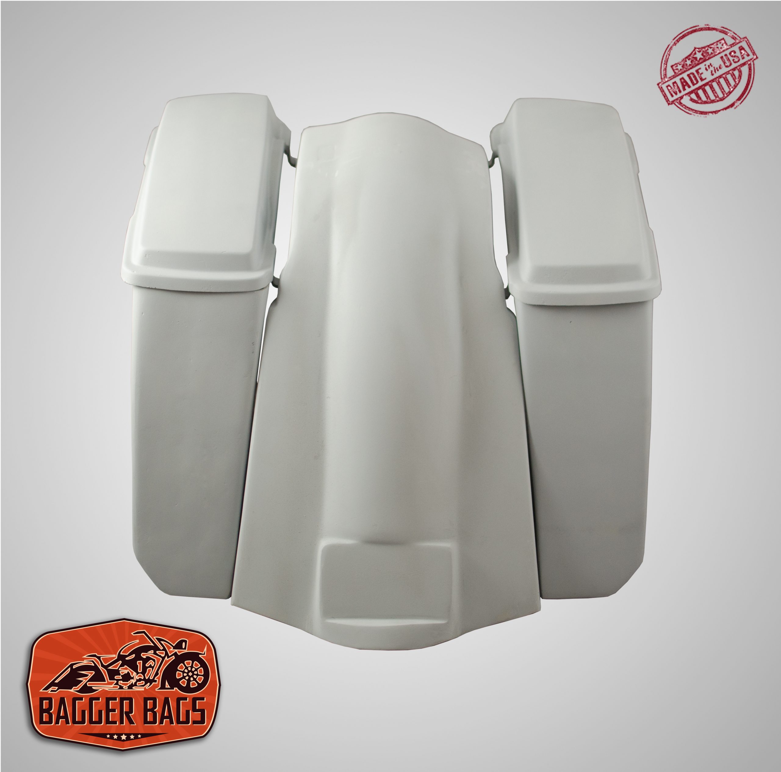 Harley Davidson 5" Extended Stretched Saddlebags Lids No Cut Outs