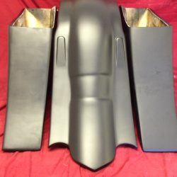 Harley Davidson 6" Extended Stretched Saddlebags Out & Down - No Cut Outs