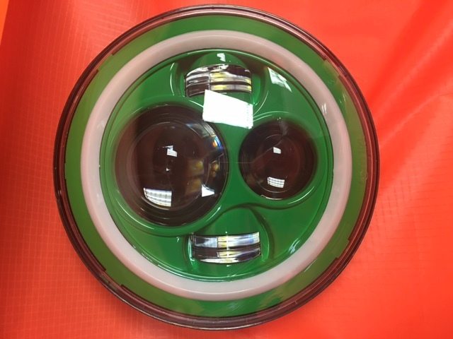 7" DAYMAKER Replacement GREEN With Green Halo Projector HID LED Light Bulb Headlight Motorcycle Harley - Image 3