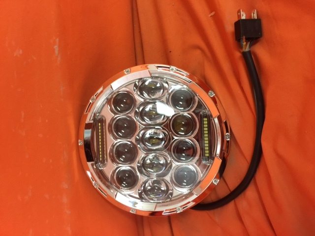 7" DAYMAKER 75W CHROME Projector HID LED Light Bulb Headlight Motorcycle Yamaha Roadstar 1600 / 1700 - Image 7