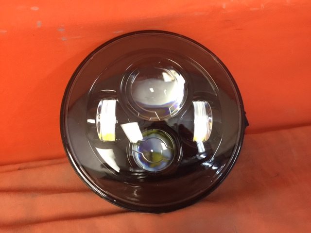 7" DAYMAKER Replacement Black Projector HID LED Light Bulb Headlight Motorcycle Harley - Image 3