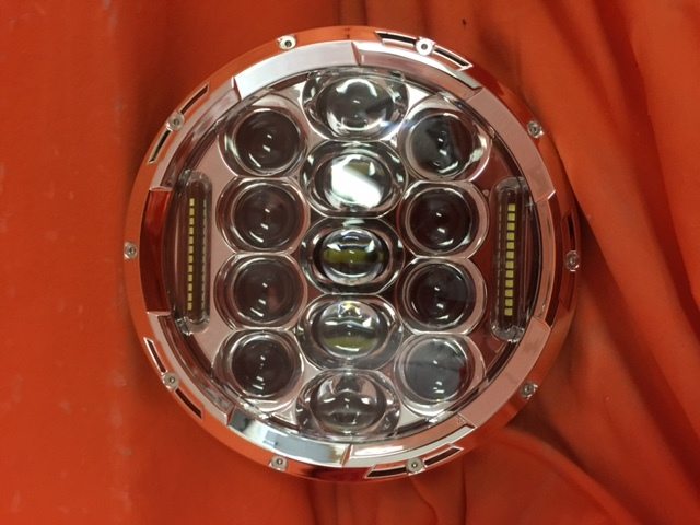 7" DAYMAKER 75W CHROME Projector HID LED Light Bulb Headlight Motorcycle Kawasaki Vulcan Nomad 1500 / 1600 - Image 9