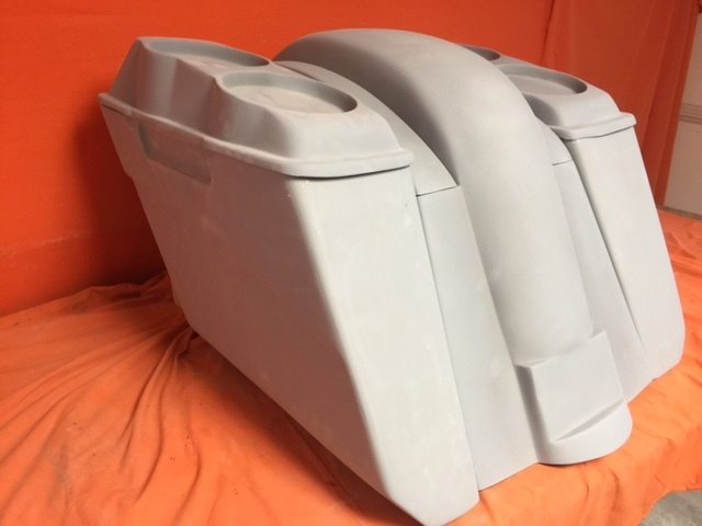 Honda VTX 1300 / 1800 5" Extended Stretched Saddlebags Rear Fender No Cut Outs Dual 6.5" Speaker Lids - Image 5