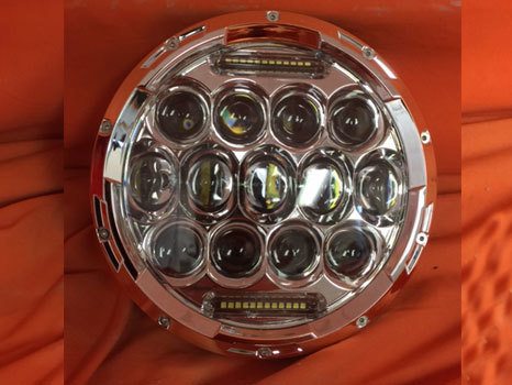 7" DAYMAKER 75W CHROME Projector HID LED Light Bulb Headlight Motorcycle Kawasaki Vulcan Nomad 1500 / 1600 - Image 11