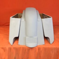 Honda VTX 1300 / 1800 5" Extended Stretched Saddlebags Rear Fender Dual Cut Outs