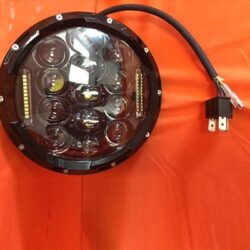 7" DAYMAKER 75W BLACK Projector HID LED Light Bulb Headlight Motorcycle Yamaha Roadstar 1600 / 1700