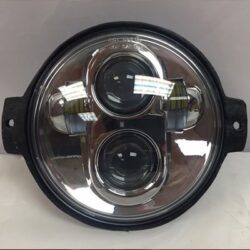 Honda VTX 1300 / 1800 C / R / S - 5 3/4" DAYMAKER Chrome HID LED Light Bulb Headlight Motorcycle 5.75" Mount
