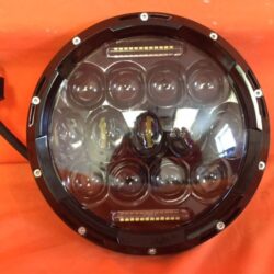 7" DAYMAKER 75W BLACK Projector HID LED Light Bulb Headlight Motorcycle Kawasaki Vulcan Nomad 1500 / 1600