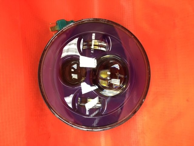 7" DAYMAKER Replacement PURPLE Projector HID LED Light Bulb Headlight Motorcycle Harley - Image 2