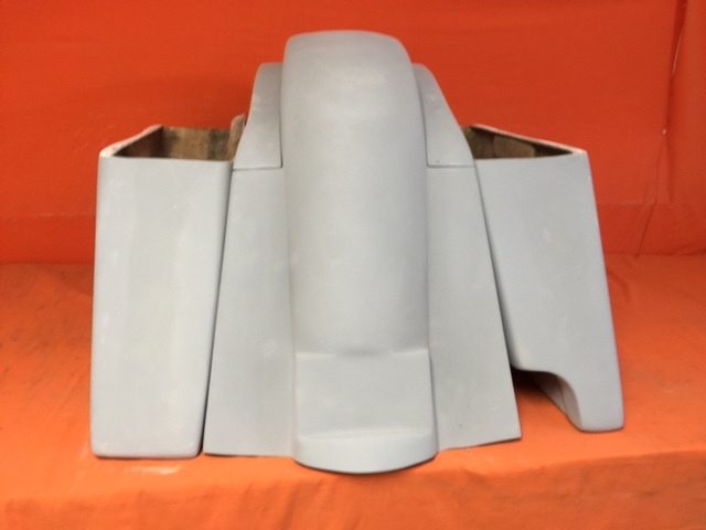 Honda VTX 1300 / 1800 4" Extended Stretched Saddlebags Rear Fender Right Side Cut Out - Image 2