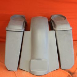 Harley Davidson 5" Extended Saddlebags No Cut Outs Replacement Fender 6 x 9 Speaker lids 89 - 08