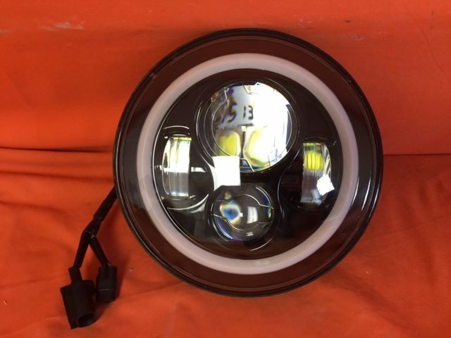 7" DAYMAKER Black Angel Eye PINK HALO HID LED Light Bulb Headlight Motorcycle Kawasaki Vulcan Nomad 1500 / 1600 - Image 7