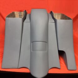 Honda VTX 1800 / 1300 6" Extended Stretched BOLT ON Out & Down Bags Rear Fender Rails Right Cut Out