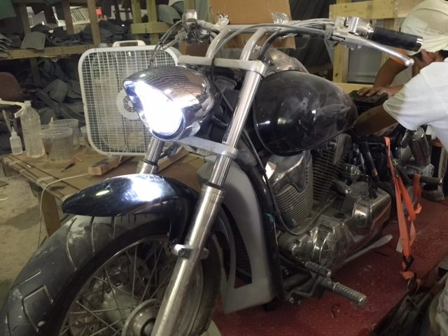 Honda VTX 1300 / 1800 C / R / S - 5 3/4" DAYMAKER Halo Chrome HID LED Light Bulb Headlight Motorcycle 5.75" Mount - Image 7