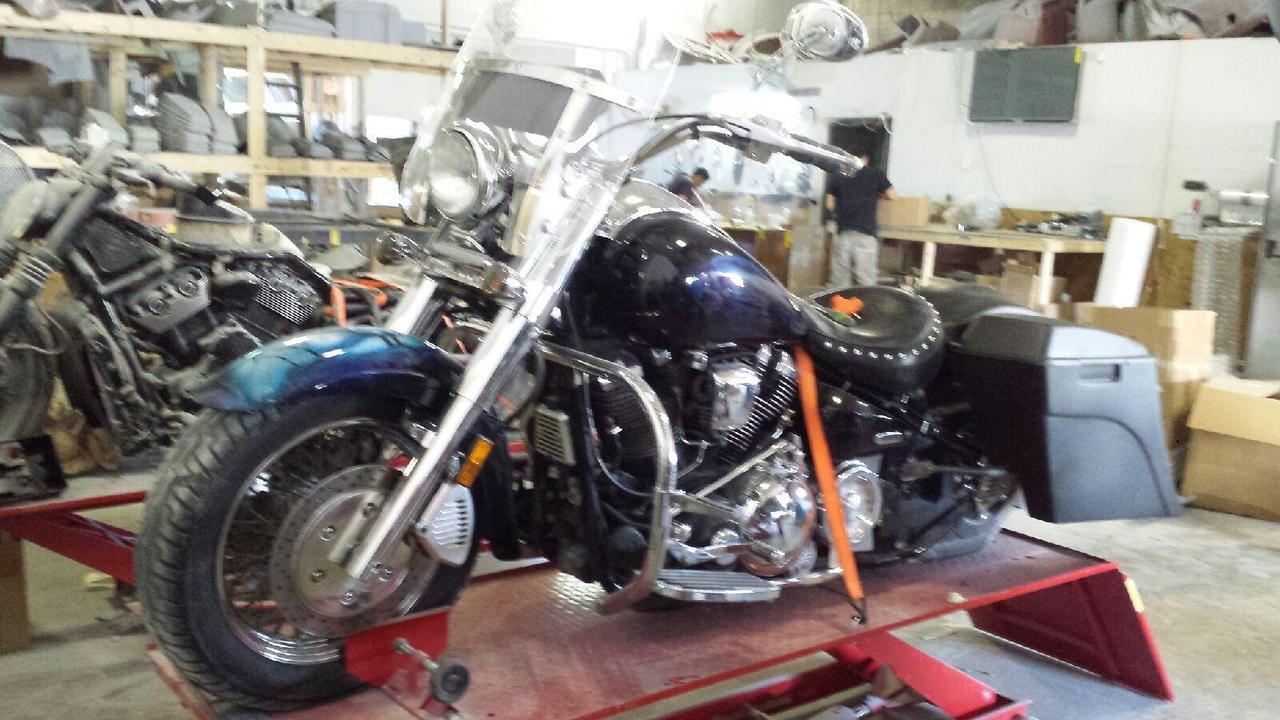 Yamaha Roadstar 6" Extended Stretched Out & Down Bags (1999 - 2007) - Image 5