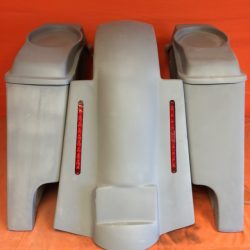 Harley Davidson Bagger 6" inch Stretched Bags 6 x 9 Speaker Lids LED Lights Fender