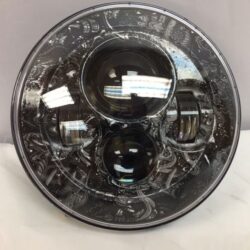 7" DAYMAKER Replacement Dark Knight Design Projector HID LED Light Bulb Headlight Motorcycle Harley