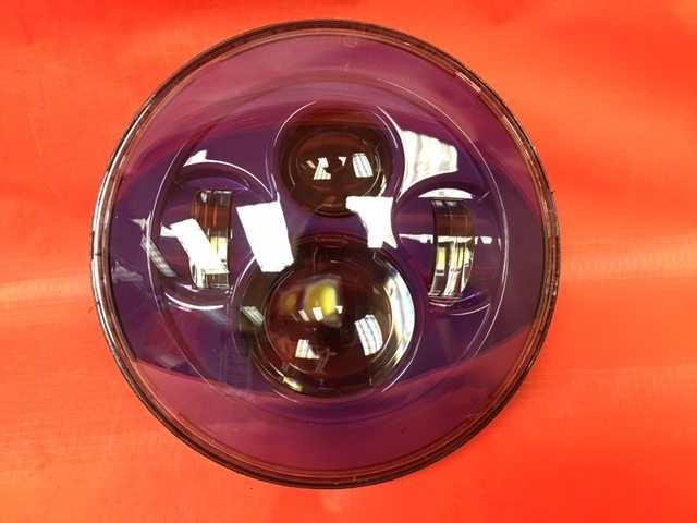 7" DAYMAKER Replacement PURPLE Projector HID LED Light Bulb Headlight Motorcycle Harley - Image 3