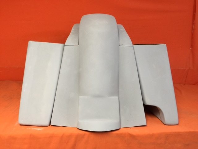 Honda VTX 1300 / 1800 4" Extended Stretched Saddlebags Rear Fender Right Side Cut Out - Image 4