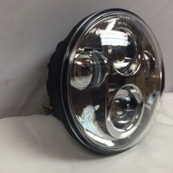 5 3/4" DAYMAKER Replacement Chrome Projector HID LED Light Bulb Headlight Motorcycle Harley 5.75"