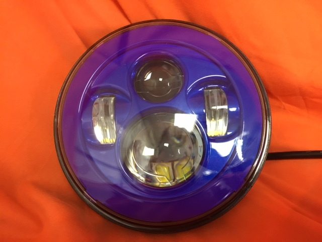 7" DAYMAKER Replacement BLUE Projector HID LED Light Bulb Headlight Motorcycle Harley - Image 4