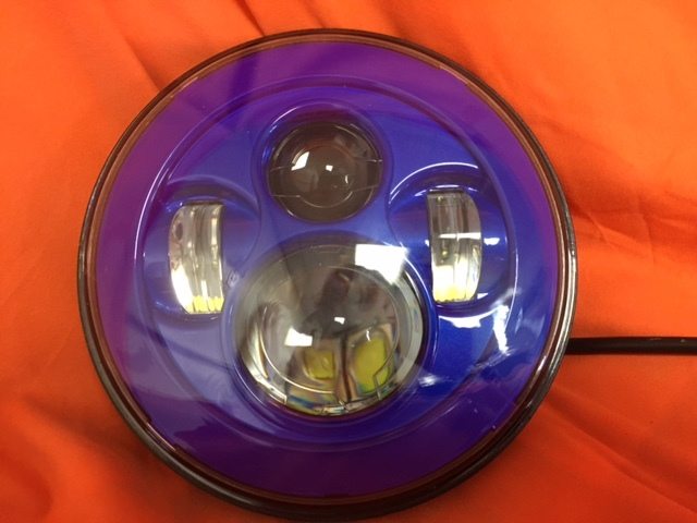 7" DAYMAKER Replacement BLUE Projector HID LED Light Bulb Headlight Motorcycle Harley - Image 6