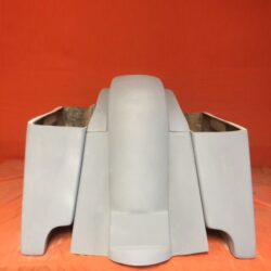 Honda VTX 1300 / 1800 6" Extended Stretched Saddlebags Rear Fender Dual Cut Out