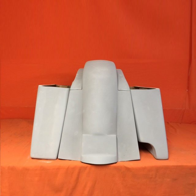 Honda VTX 1300 / 1800 4" Extended Stretched Saddlebags Rear Fender Right Side Cut Out