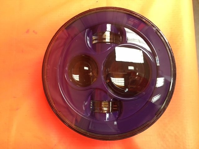 7" DAYMAKER Replacement PURPLE Projector HID LED Light Bulb Headlight Motorcycle Harley - Image 5