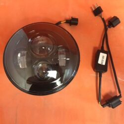 7" DAYMAKER Replacement Black Projector HID LED Light Bulb Headlight Motorcycle Yamaha Roadstar 1600 / 1700