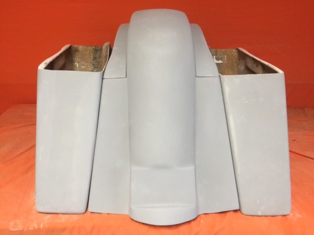 Honda VTX 1300 / 1800 4" Extended Stretched Saddlebags Rear Fender No Cut Outs - Image 2