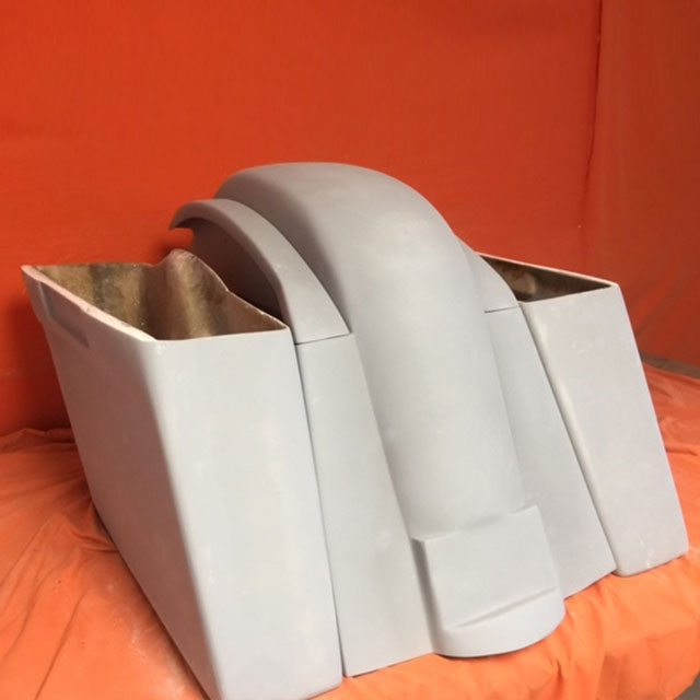 Honda VTX 1300 / 1800 4" Extended Stretched Saddlebags Rear Fender No Cut Outs