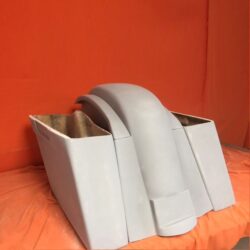 Honda VTX 1300 / 1800 6" Extended Stretched Saddlebags Rear Fender No Cut Outs