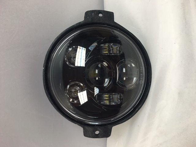 Honda VTX 1300 / 1800 C / R / S - 5 3/4" DAYMAKER Black HID LED Light Bulb Headlight Motorcycle 5.75" Mount - Image 14