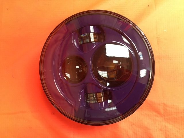 7" DAYMAKER Replacement PURPLE Projector HID LED Light Bulb Headlight Motorcycle Harley - Image 6