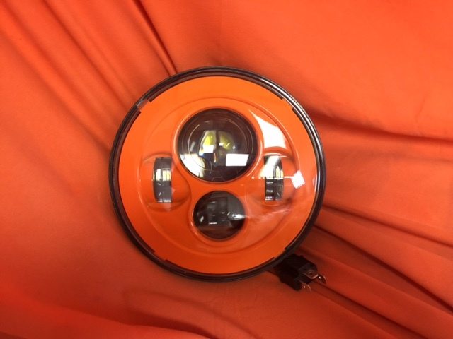 7" DAYMAKER Replacement ORANGE Projector HID LED Light Bulb Headlight Motorcycle Harley - Image 3