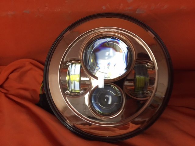 7" DAYMAKER Replacement Gold Projector HID LED Light Bulb Headlight Motorcycle Harley - Image 3