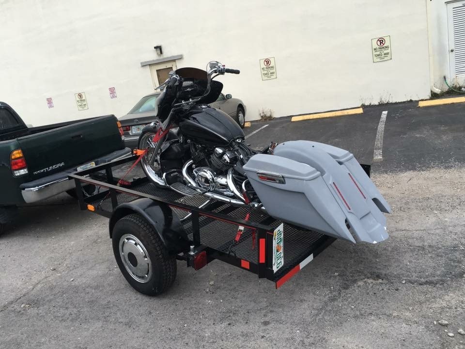 Yamaha Royal Star Venture 5" Stretched Extended Saddlebags Dual Cut Outs Fender - Fifty Five - Image 6