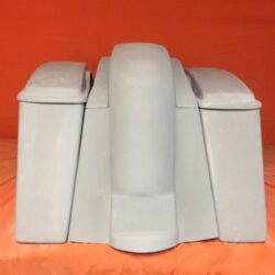 Honda VTX 1300 / 1800 6" Extended Stretched Saddlebags Rear Fender No Cut Outs Lids