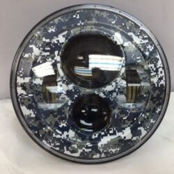 7" DAYMAKER Replacement Blue Camo Design Projector HID LED Light Bulb Headlight Motorcycle Harley