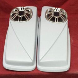 Harley 2014 - 2018 Model 6 x 9 Speaker Lids With POLK DB691 - Harley Touring Stretched / Exten?ded Saddlebags