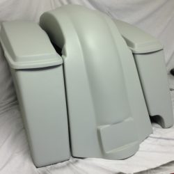 Harley Davidson 6" Touring Extended Stretched Saddlebags Lids Right Cut Out