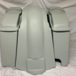 Harley Davidson 6" Stretched Extended Saddlebags 6 x 9 Speaker Lids Fender Right Cut out