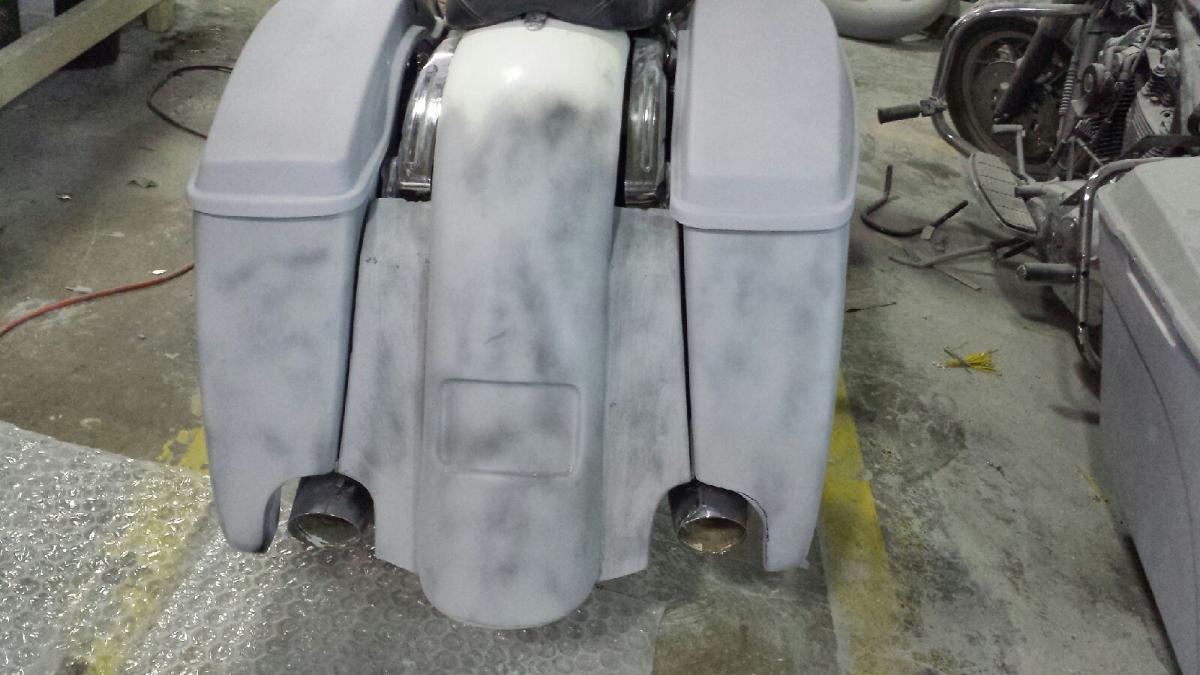 Harley Davidson 4.5" Extended Stretched Saddlebags With LED Light Fender With Lids - 2014 - 2018 Model Style Bags - Image 9
