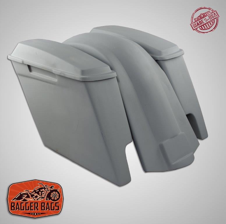 Yamaha Roadstar 6" Extended Stretched Out & Down Bags (1999 - 2007) - Image 9