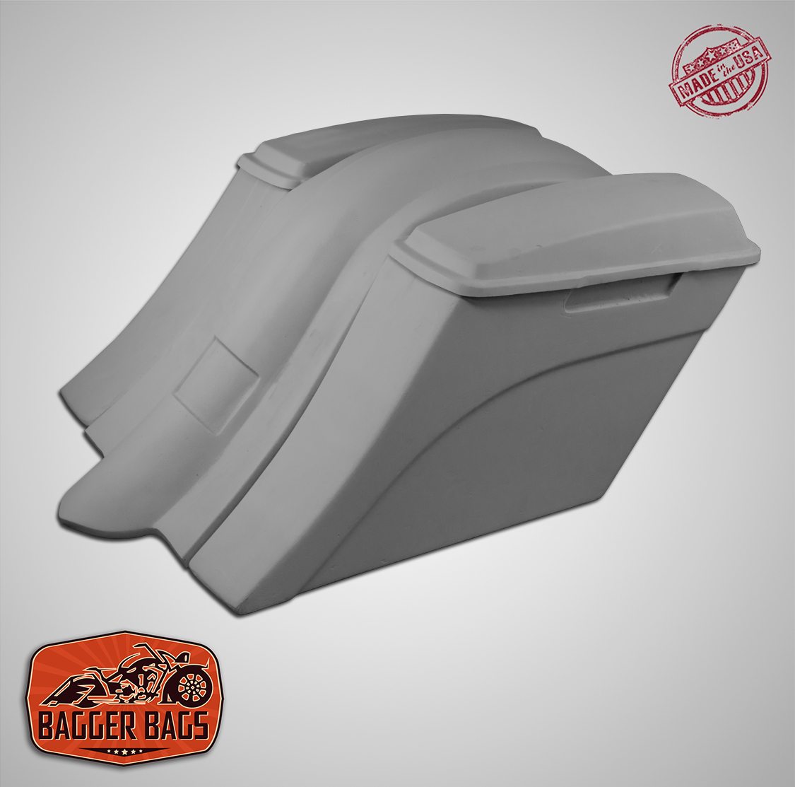 Yamaha Roadstar 1999 - 2007 6" Extended Stretched Out & Down Bags - Image 10